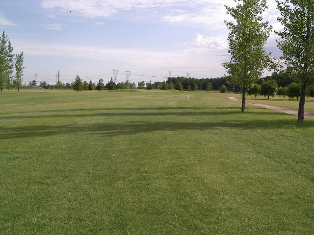 Hole 16 middle of the fairway