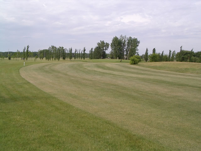 Hole 5 middle of the fairway